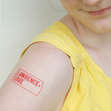 Lawrence Love Temporary Tattoo (#395) - Lawrence Love